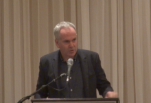 City Manager Chris Murray addressed the Hamilton Chamber of Commerce during his annual breakfast address on October 25, 2016