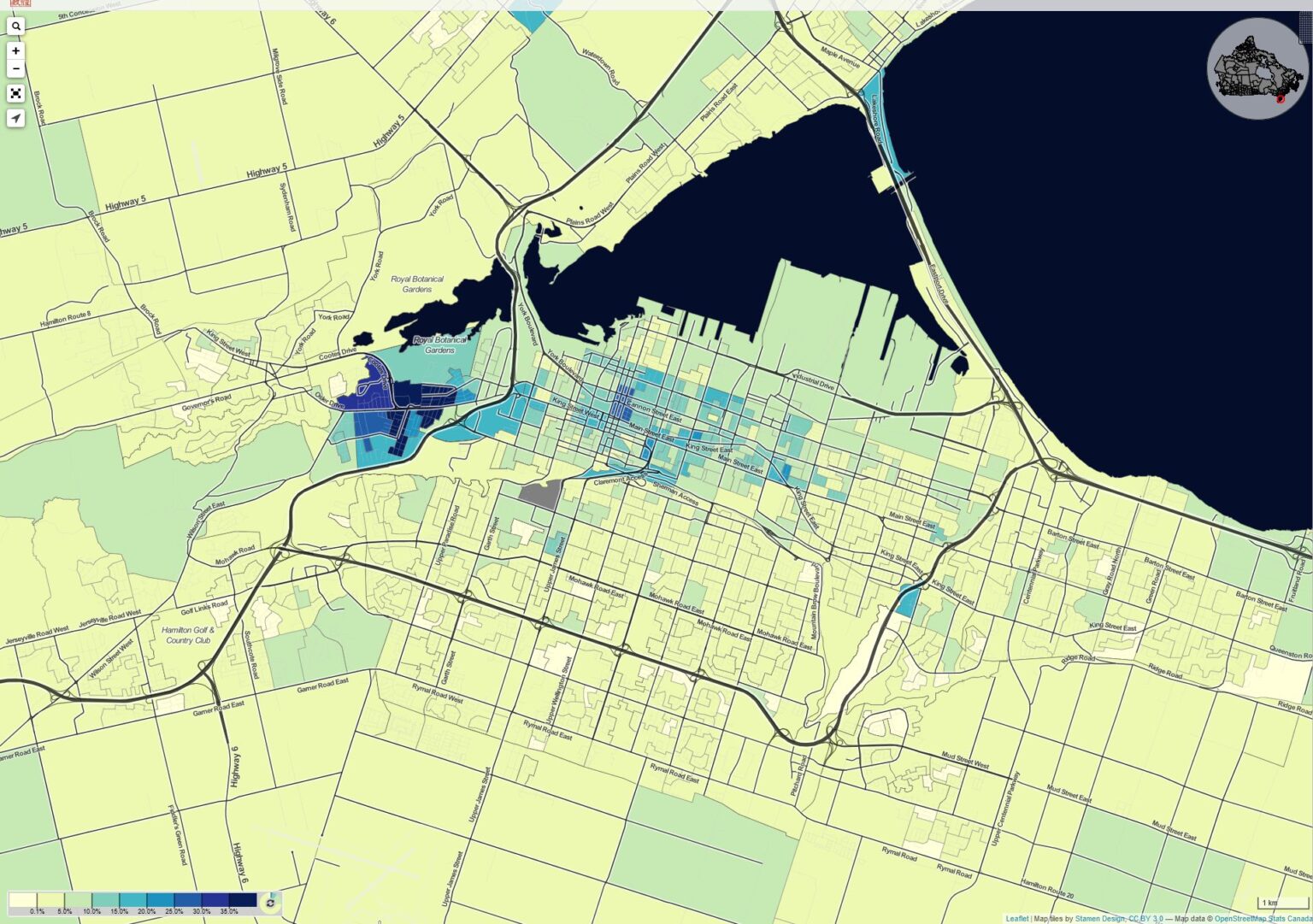 Census 2021 Hamilton Population Data Unoccupied Units TPR Hamilton