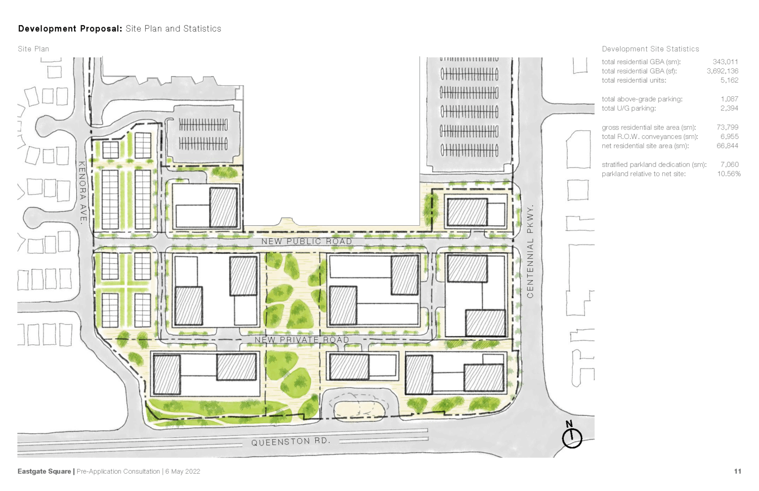 Eastgate Square Submit First Concepts for Redevelopment, Including a 42