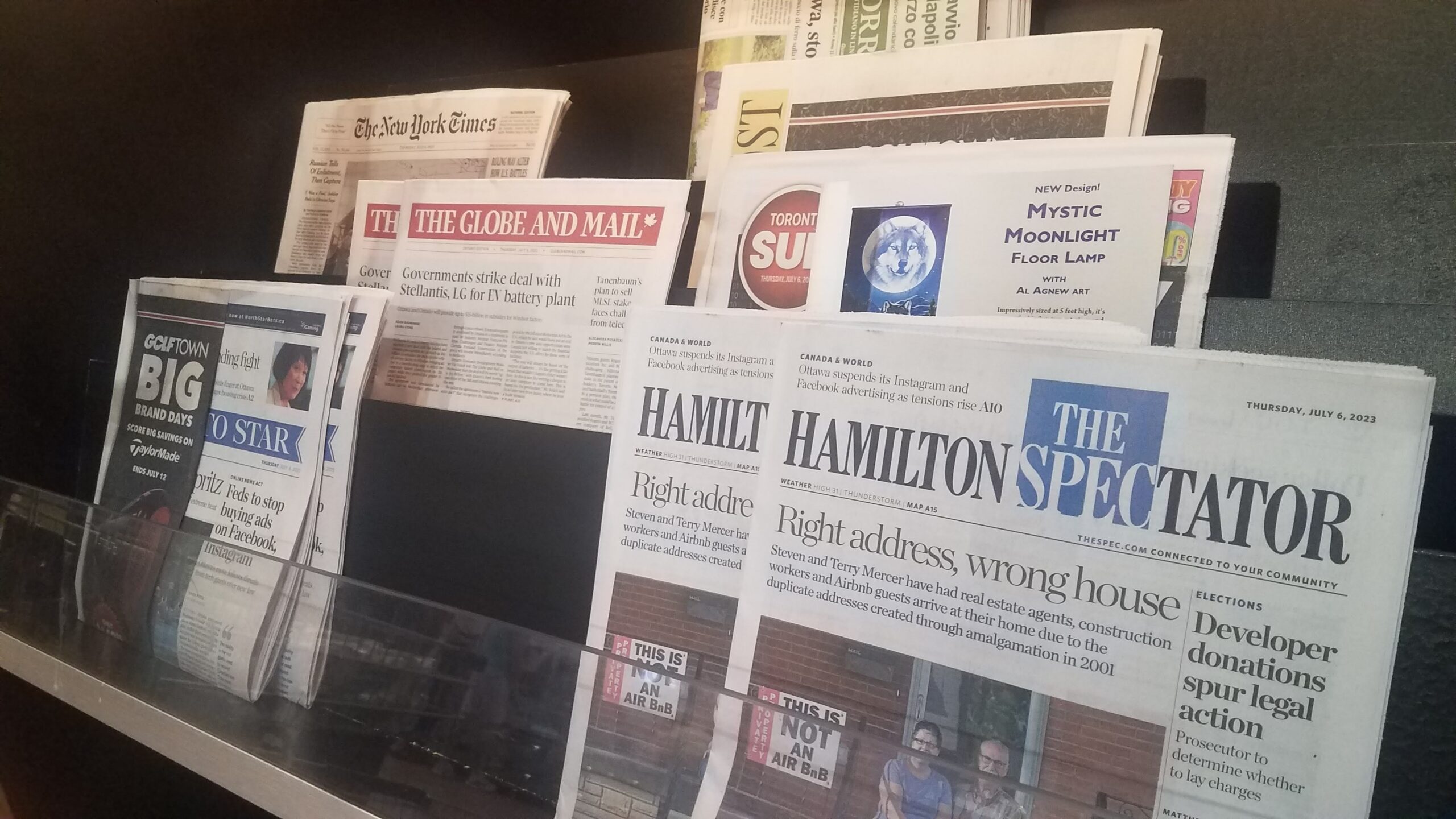 Joey’s Notepad StatsCan report on Newspapers profits, sales